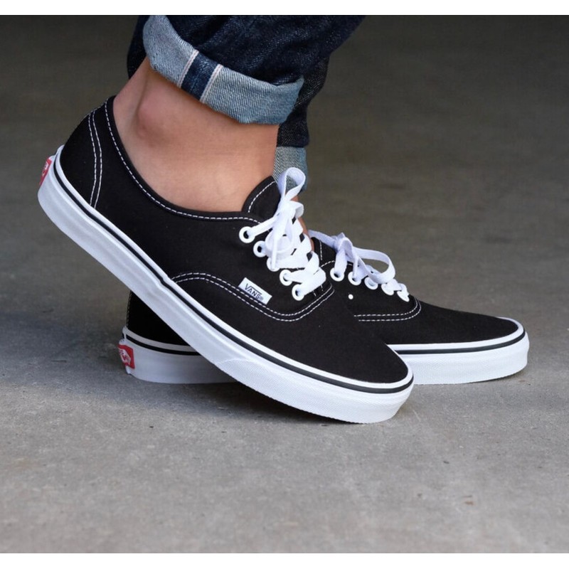 ZAPATOS VANS AUTHENTIC TXT NEGRO BLANCO VN000EE3BLK