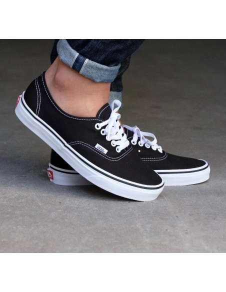 ZAPATOS VANS AUTHENTIC TXT NEGRO BLANCO VN000EE3BLK