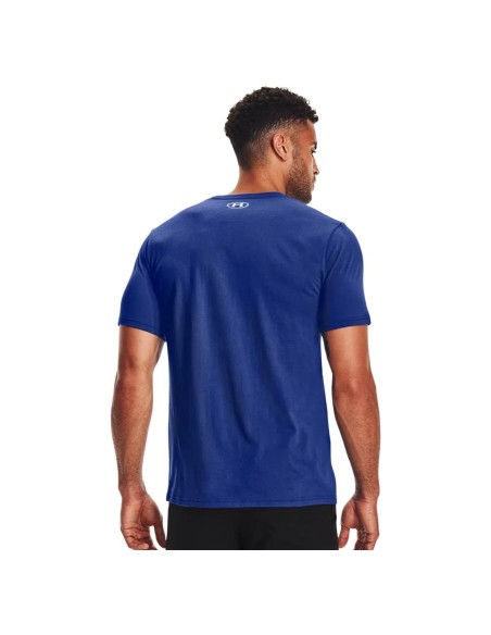 CAMISETA UNDER ARMOUR BOXED LOGO AZUL 1 366442 432