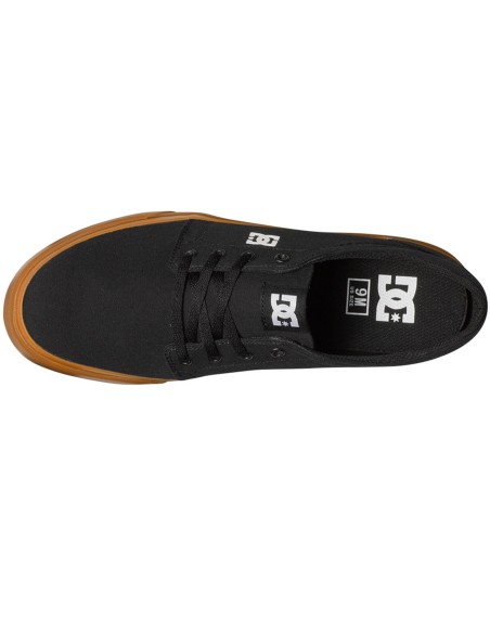 ZAPATOS DC SHOES TRASE TX NEGRO NEGRO ADYS300126 BGM
