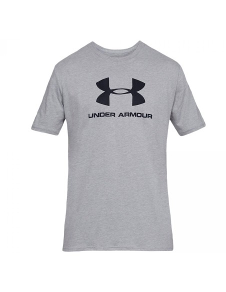 CAMISETA UNDER ARMOUR LOGO SPORTSTYLE GRIS 1329590 036