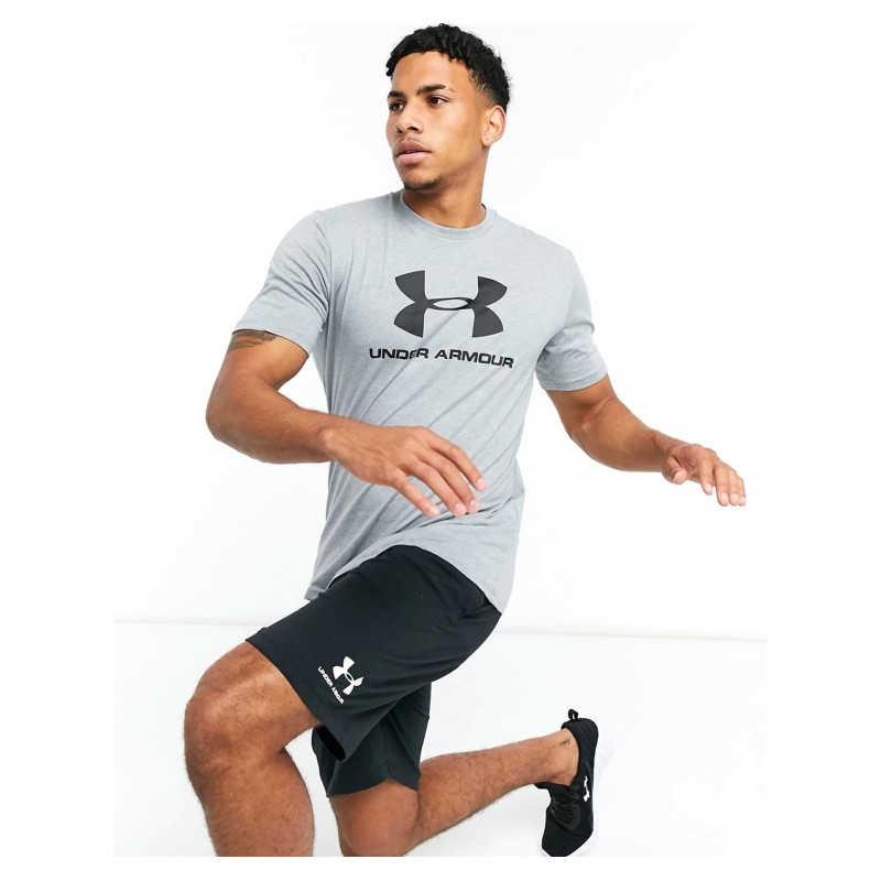 CAMISETA UNDER ARMOUR LOGO SPORTSTYLE GRIS 1329590 036