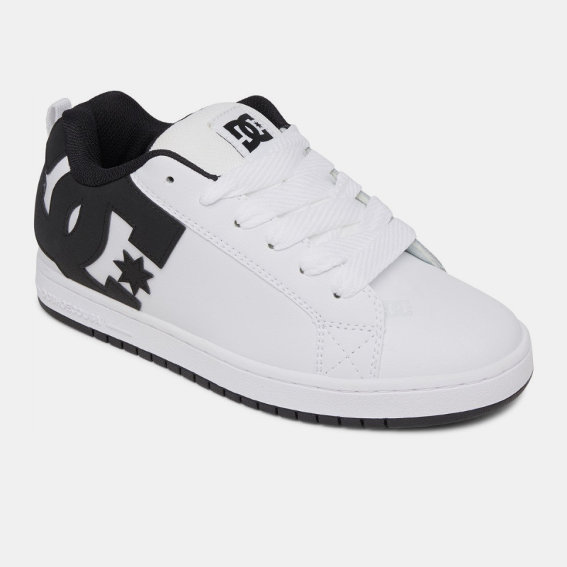 Zapatos DC Shoes Court Graffik 300529 wlk Blanco Negro | Atleta.ec Ecuador