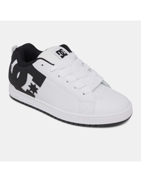 Zapatos DC Shoes Court Graffik 300529 wlk Blanco Negro | Atleta.ec Ecuador